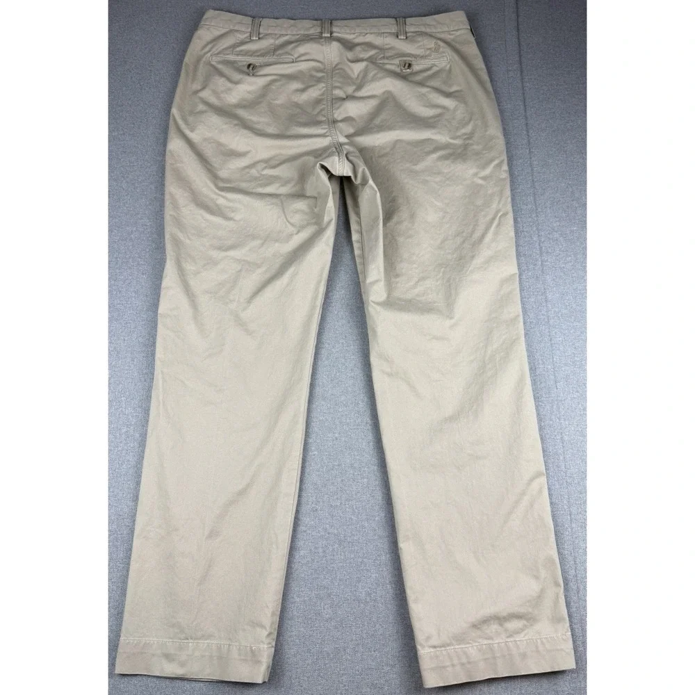 Polo Ralph Lauren Men's 38 Beige Chino Pants Straight Fit Stretch Twill Pockets